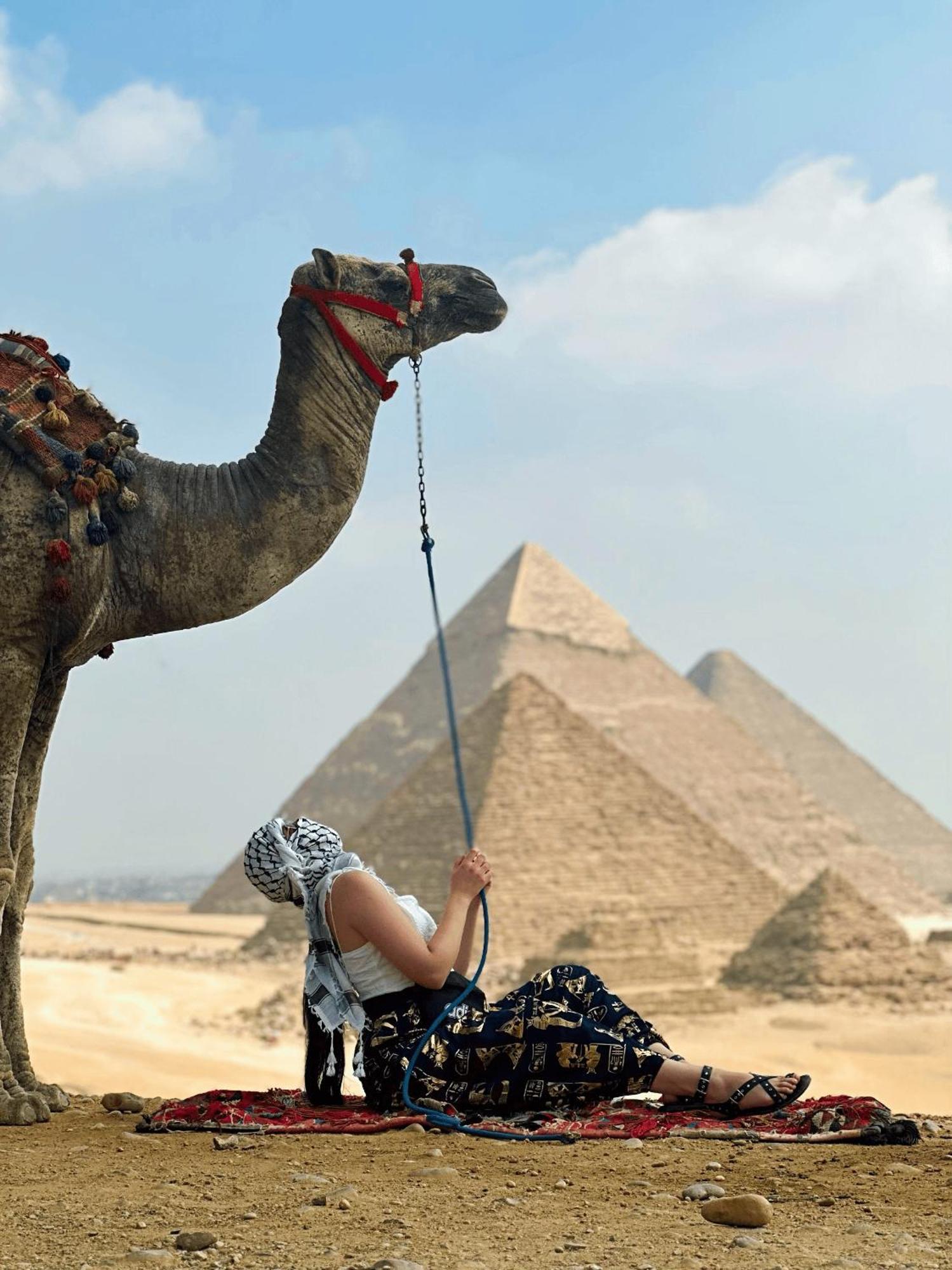 Unique Pyramids Boutique Inn Kafret el-Gabal Exteriör bild