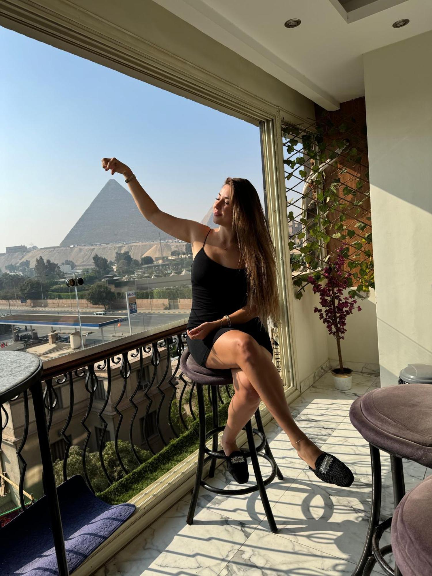 Unique Pyramids Boutique Inn Kafret el-Gabal Exteriör bild