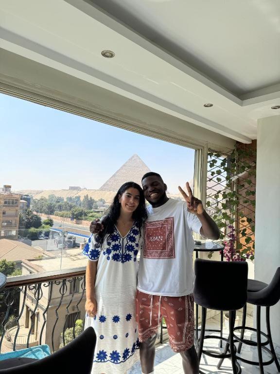Unique Pyramids Boutique Inn Kafret el-Gabal Exteriör bild