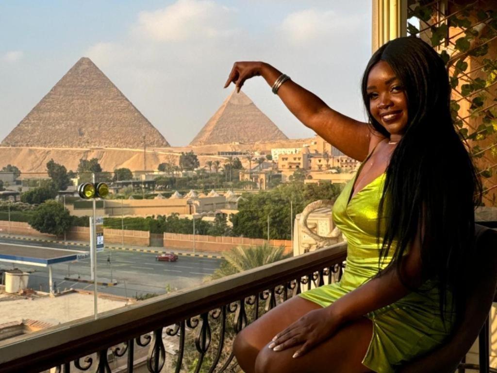 Unique Pyramids Boutique Inn Kafret el-Gabal Exteriör bild